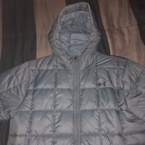 Under Armour Light Gray Puffer Jacket